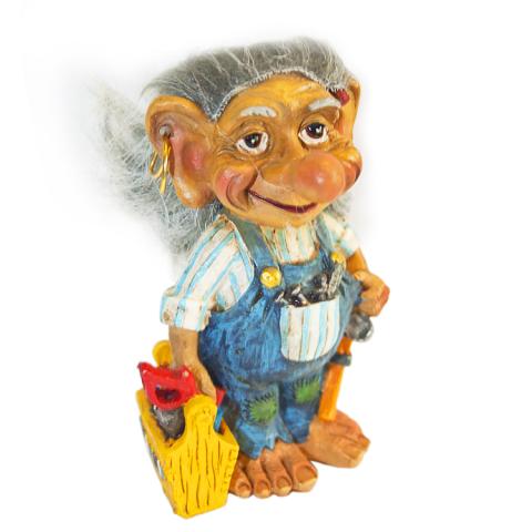 Figuur - Troll töömees 10cm