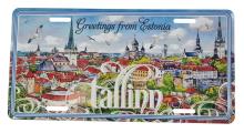 Plekist plaat Tallinna panoraam 1