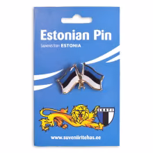 Rinnamärk kaks lippu PIN12