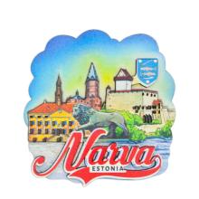 Kahekihiline puidust magnet -  Narva