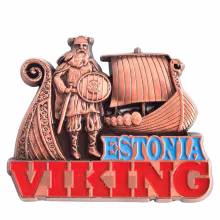 Metallist magnet Viiking Estonia