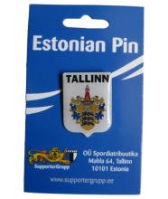 Rinnamärk Tallinna vapp PIN6