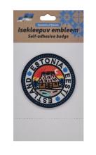 Embleem talumajaga - ümmargune