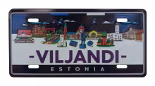 Plekist magnet - plaat Viljandi