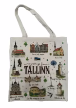Poekott värviliste Vanalinna  majadega 