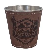 Nahkkattega pits Estonia - pruun