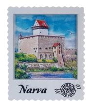 Magnet postmark Narva 